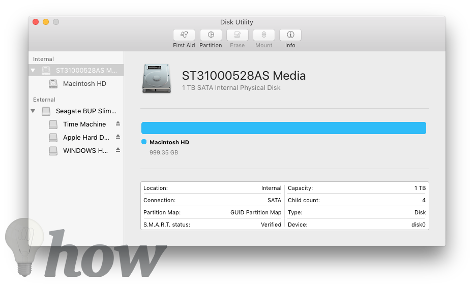 how to partition external hard drive on mac